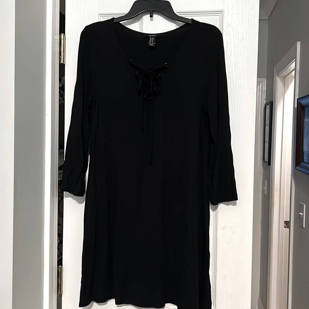 Black t-shirt dress